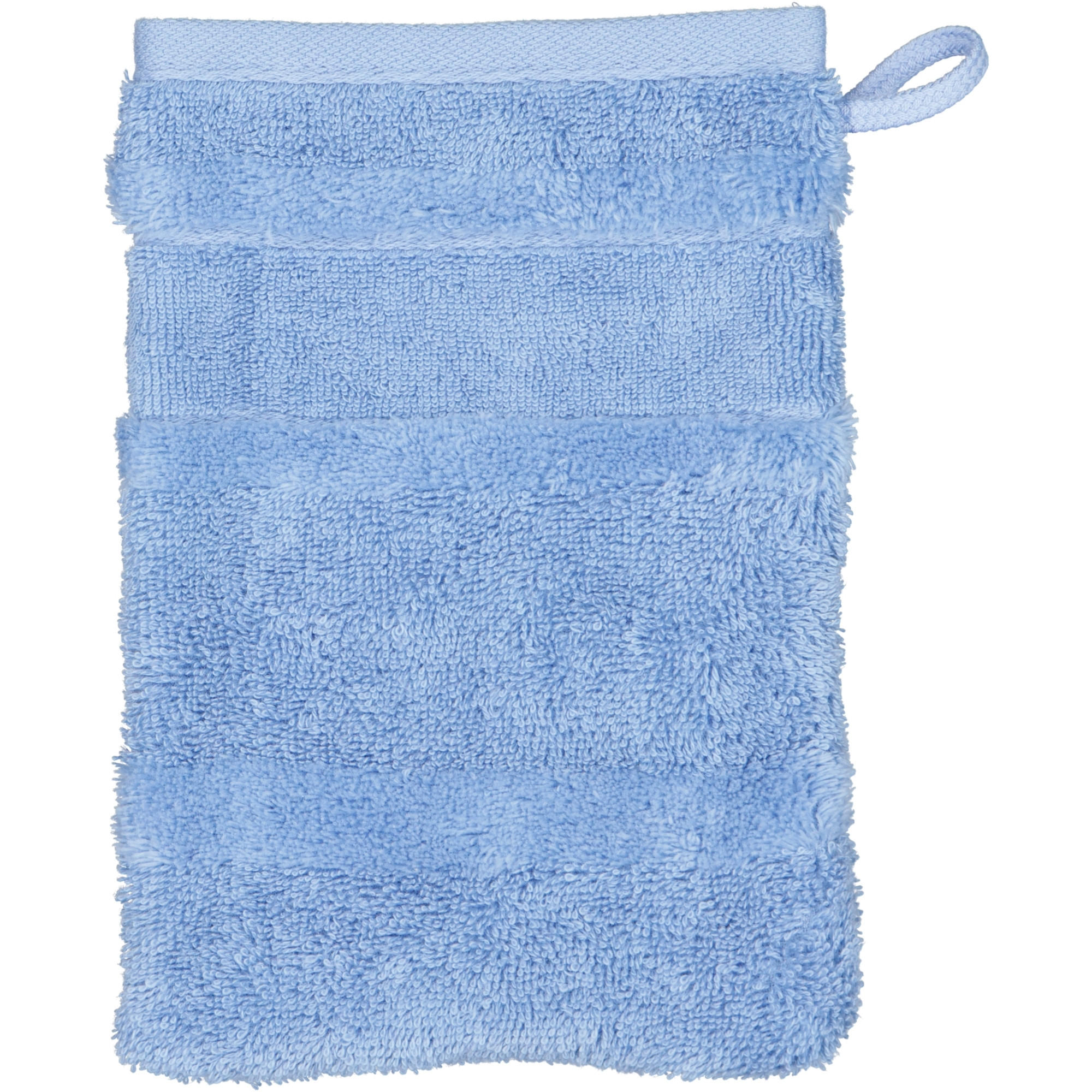 HANDTÜCHER NOBLESSE2 UNI 1002 SKY - 138 - Blau, Textil (16/22cm) - Cawö