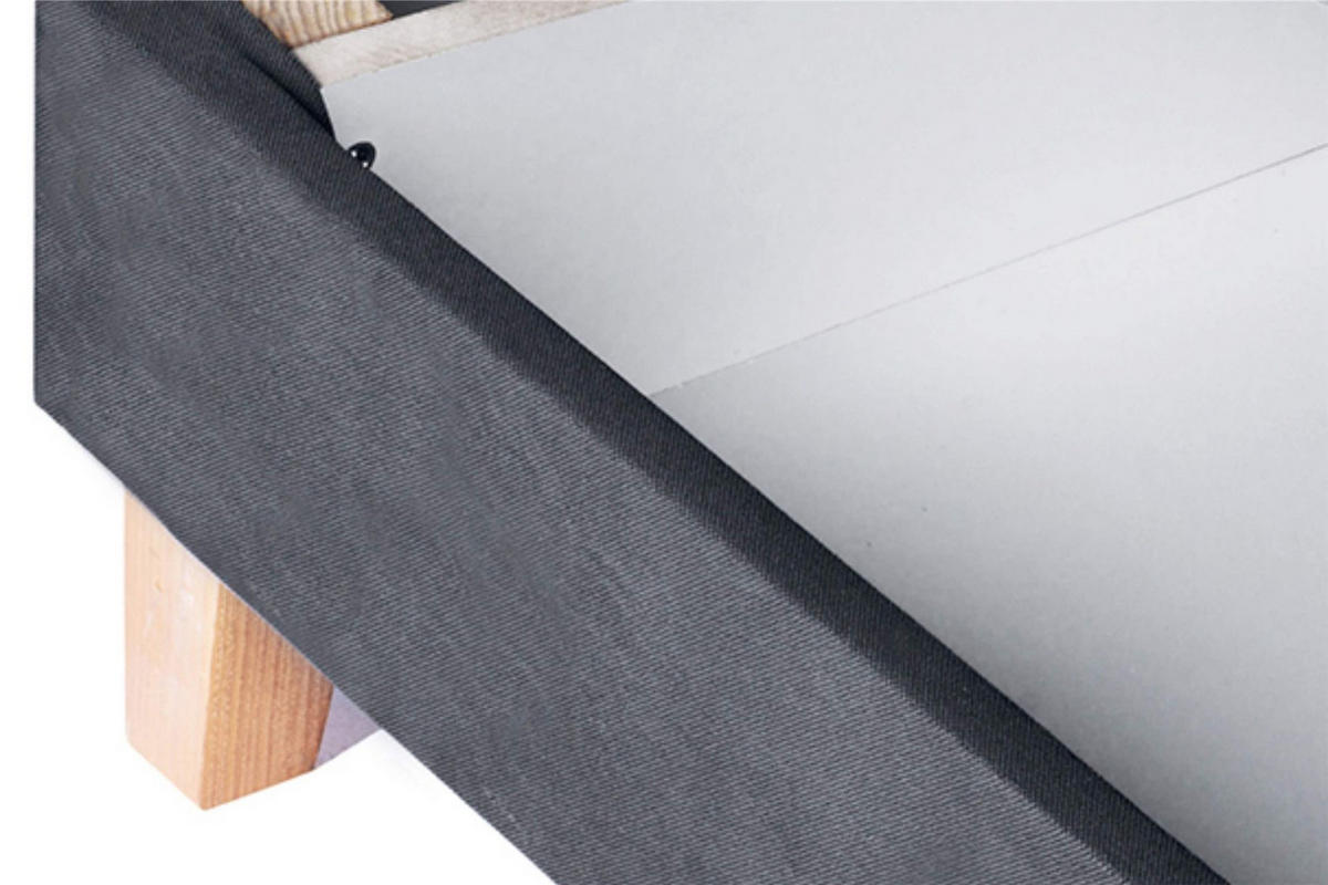 KLAPPSESSEL DOZER einem kleinen Bettkasten, Schwarz - Schwarz, Textil (80/94/93cm) - KONSIMO®