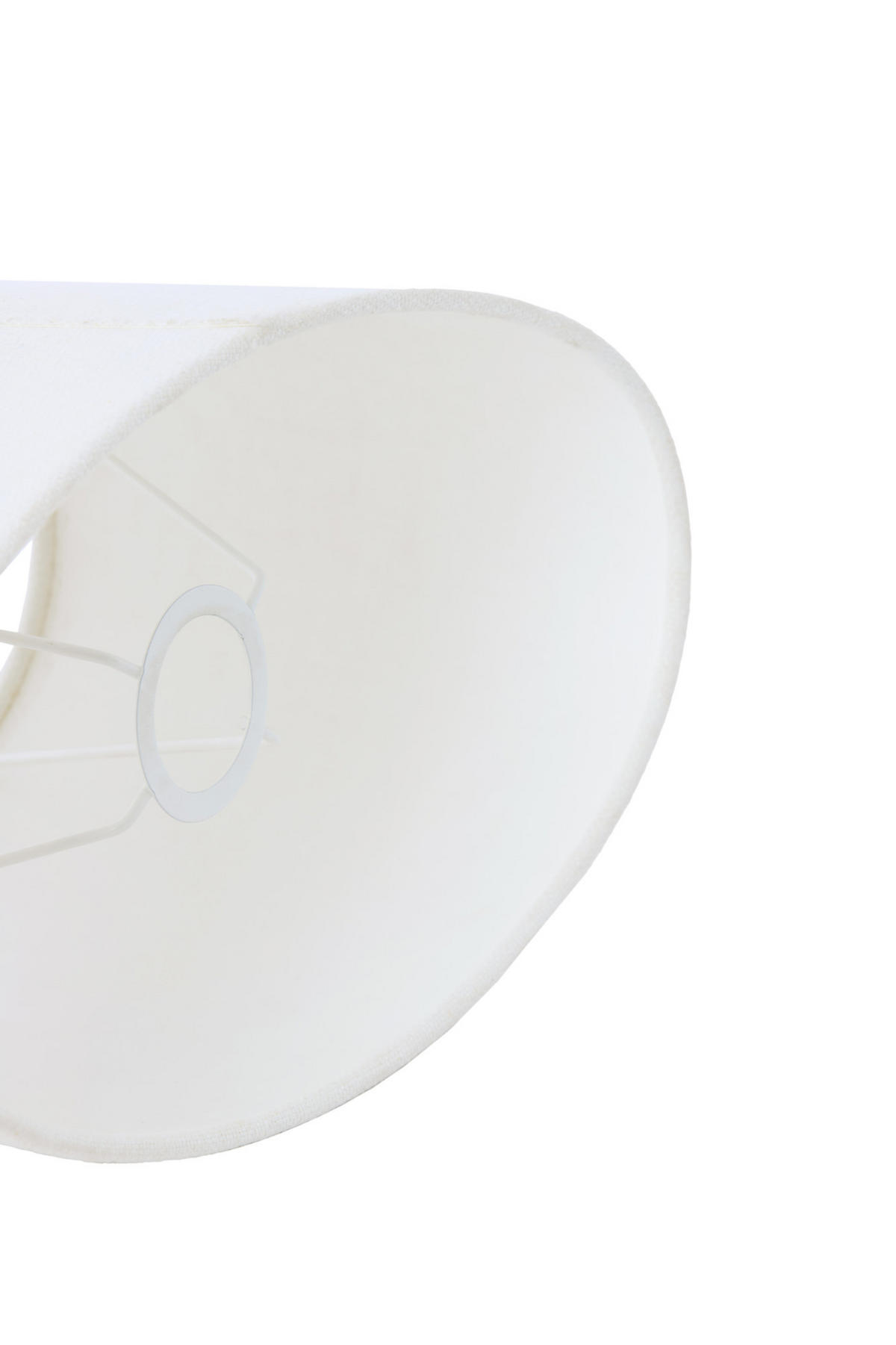 LAMPENSCHIRM Livigno Weiß 35/30/18 cm - Weiß, Textil (35/30/18cm) - Light & Living