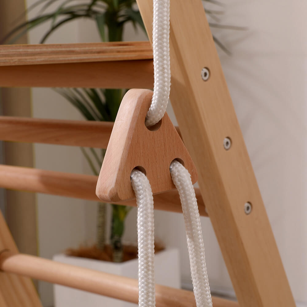 KLETTERGERÜST IDA - Naturfarben, Holz (112/17/182cm) - Home Deluxe