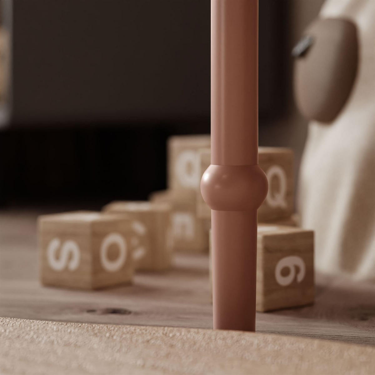 KINDERSCHREIBTISCH BABUSHKA, Natürlich Rosa - Rosa, Holzwerkstoff (113/75/65cm)