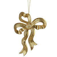 WEIHNACHTSANHÄNGER SANTA LILA Gold Acryl - Goldfarben, Kunststoff (9/3/16cm) - Mondex
