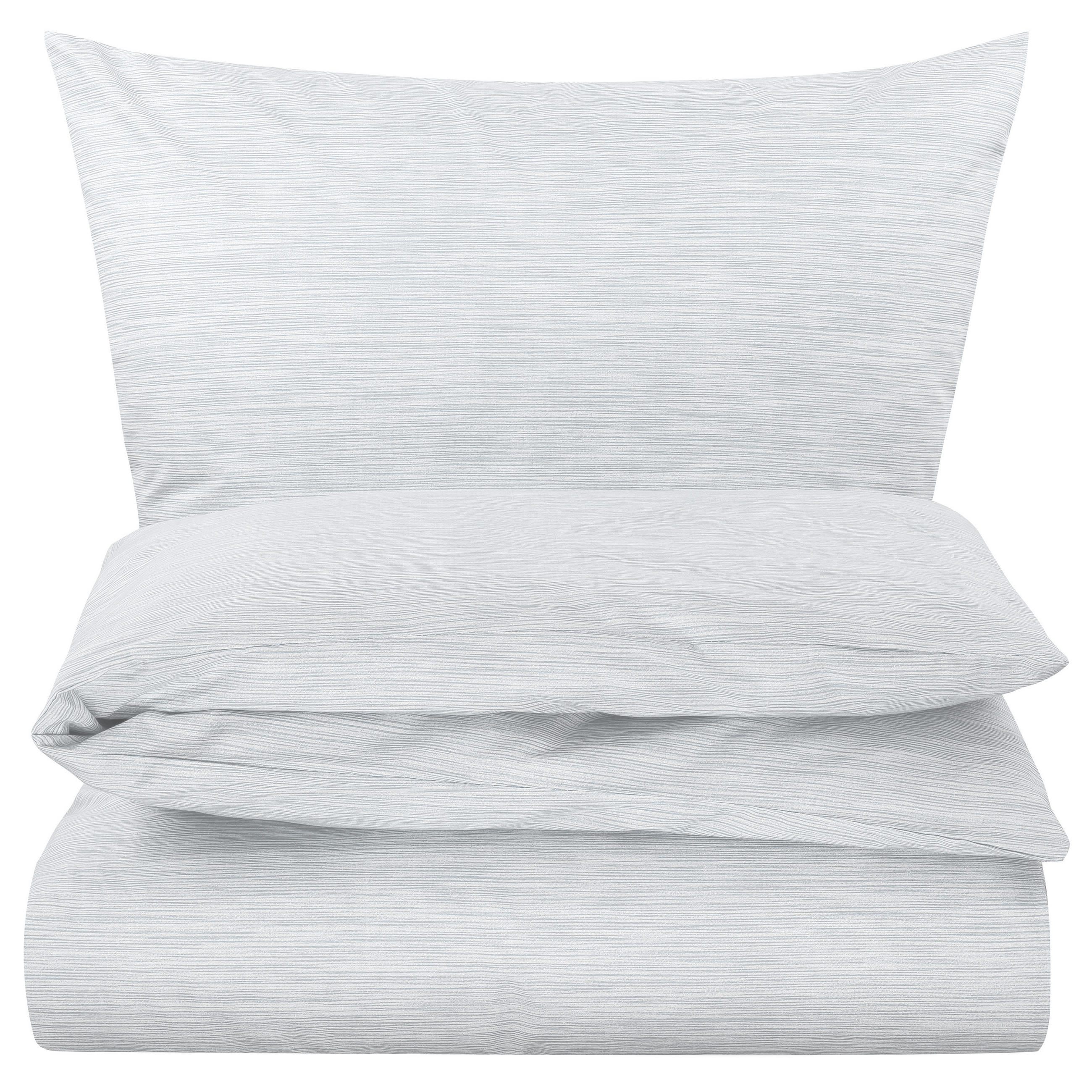 BETTWÄSCHE 155x220 Renforce Bettbezug Baumwolle Melange Silber - Silberfarben, Textil (155/220cm) - Carpe Sonno