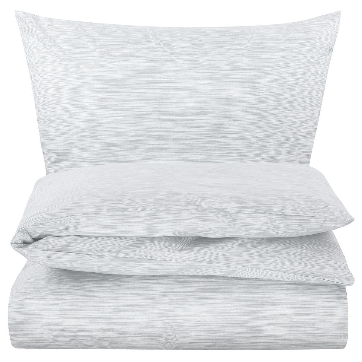 BETTWÄSCHE 200x200 Renforce Bettbezug Baumwolle Melange Silber - Silberfarben, Textil (200/200cm) - Carpe Sonno