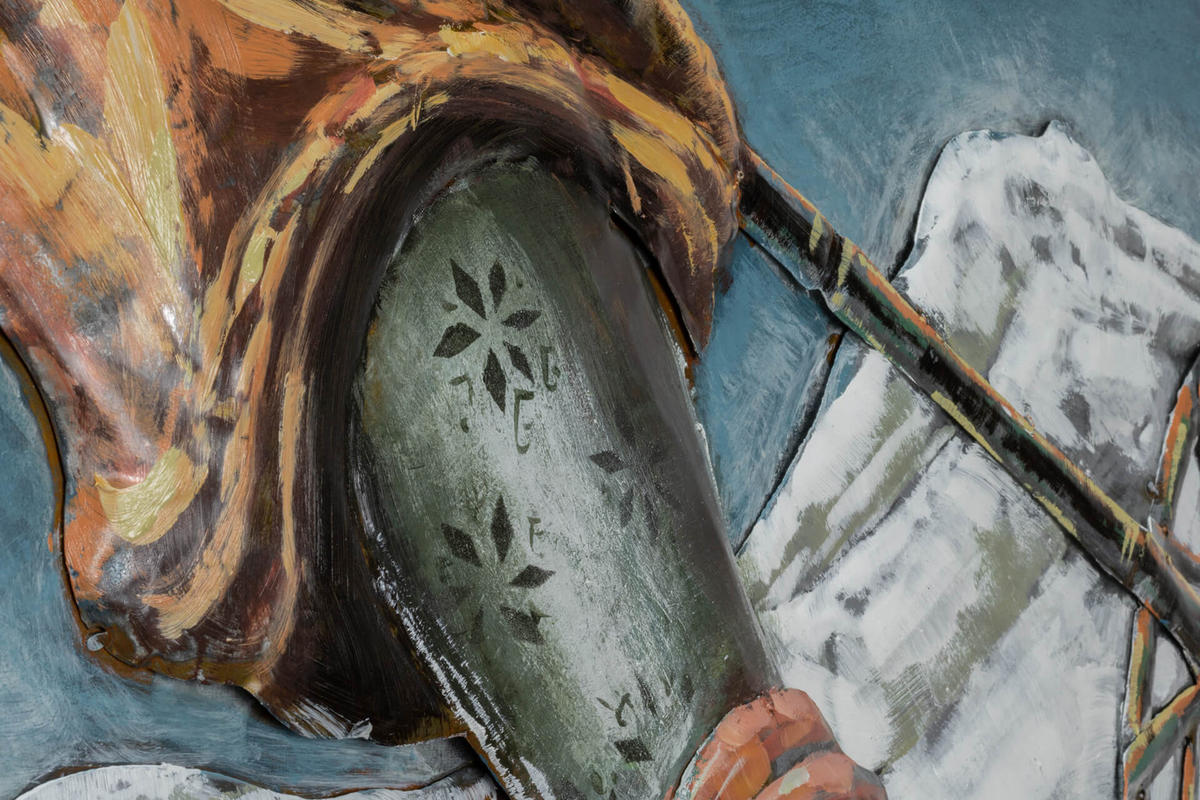 METALLBILD Braun 60/90 cm - Braun, Metall (4.2/90cm) - KUNSTLOFT