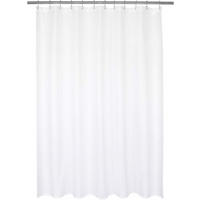 DUSCHVORHANG Weiß PEVA leicht 200 cm - Weiß, Kunststoff (200/120cm) - MCBOSON