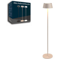 LED-STEHLEUCHTE 23cm Höhe bis zu 120cm Metall beige - Beige, Metall (23/23/120cm) - Northpoint