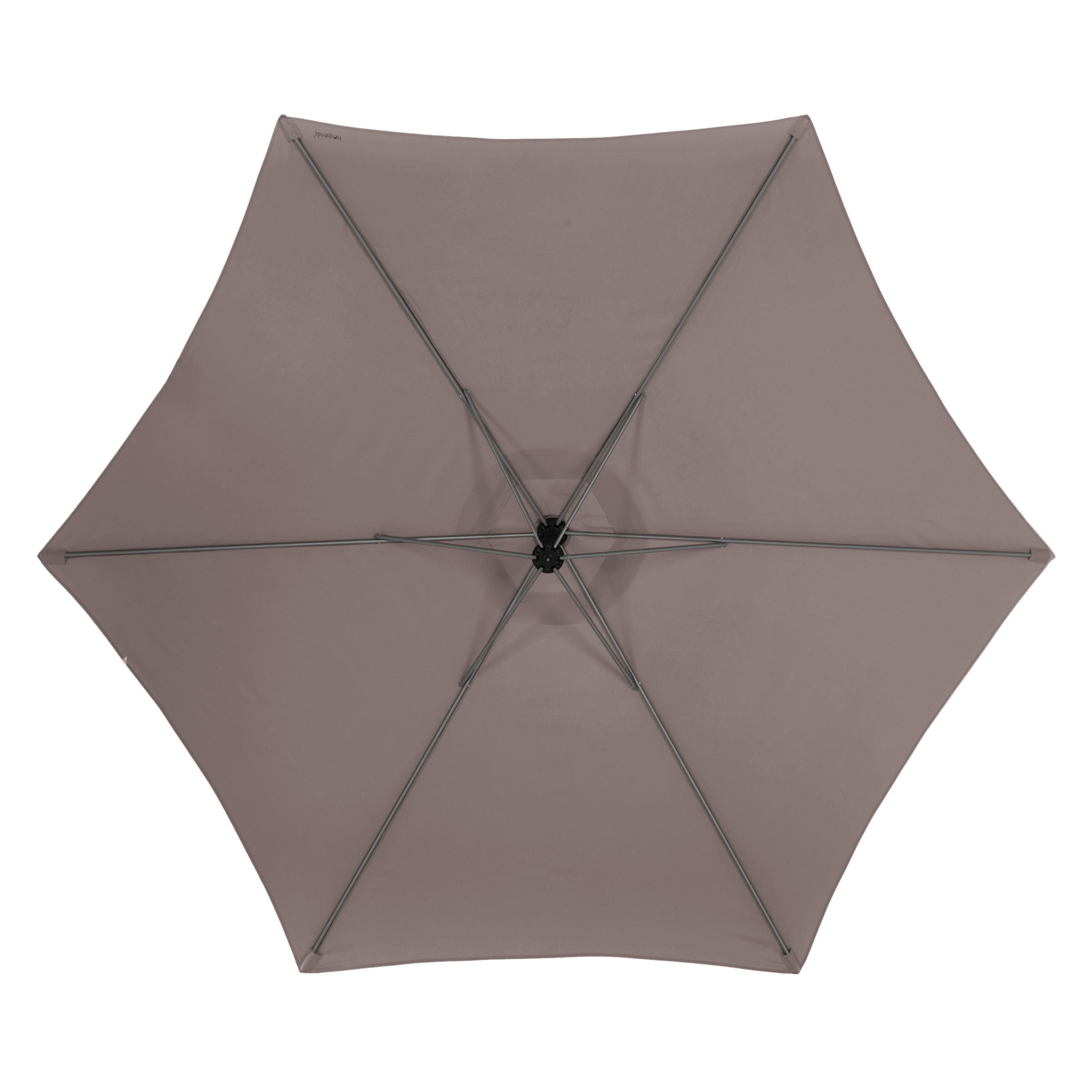 GARTENSCHIRM Manoa 300 cm - Taupe, Metall (292/306cm)