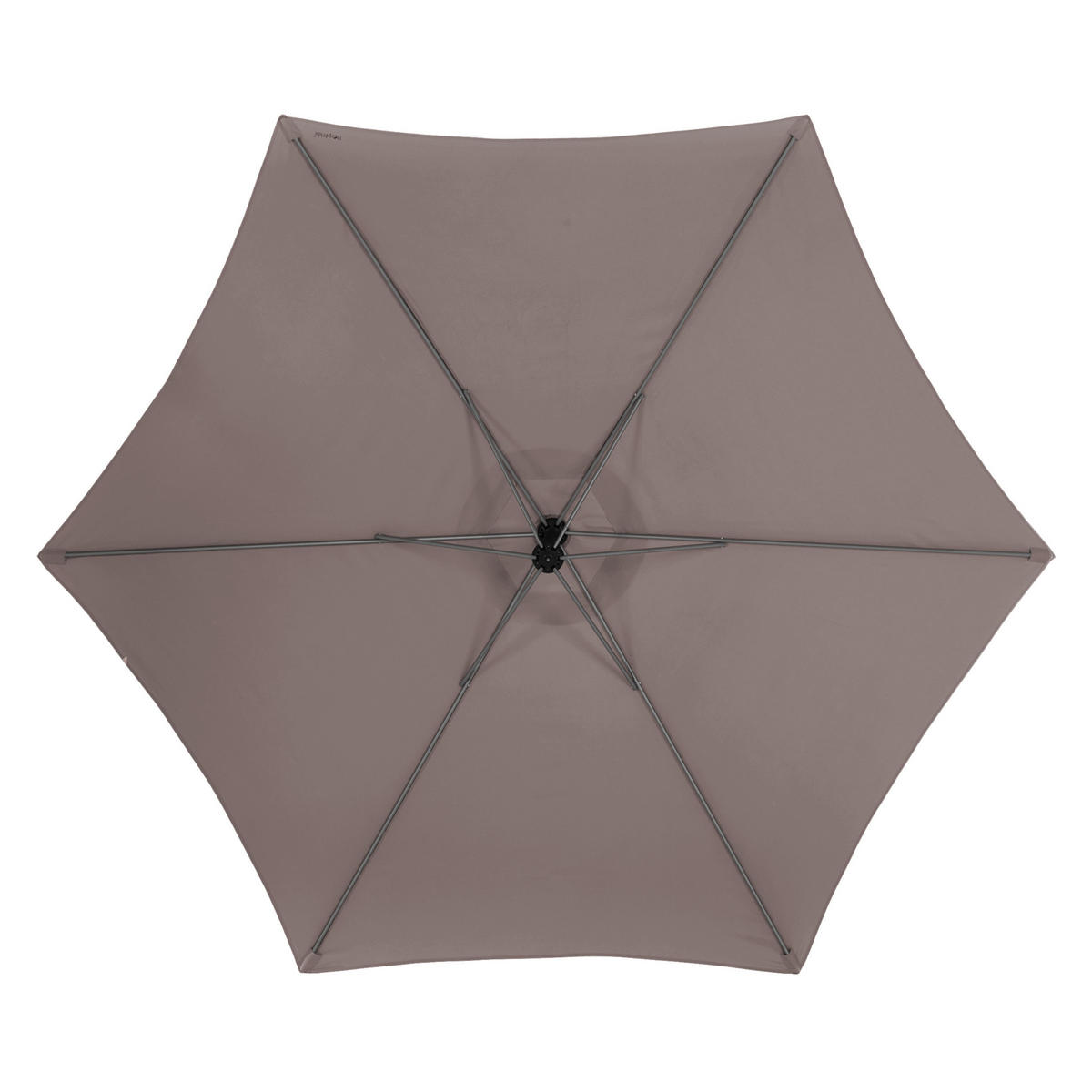 GARTENSCHIRM Manoa 300 cm - Taupe, Metall (292/306cm)
