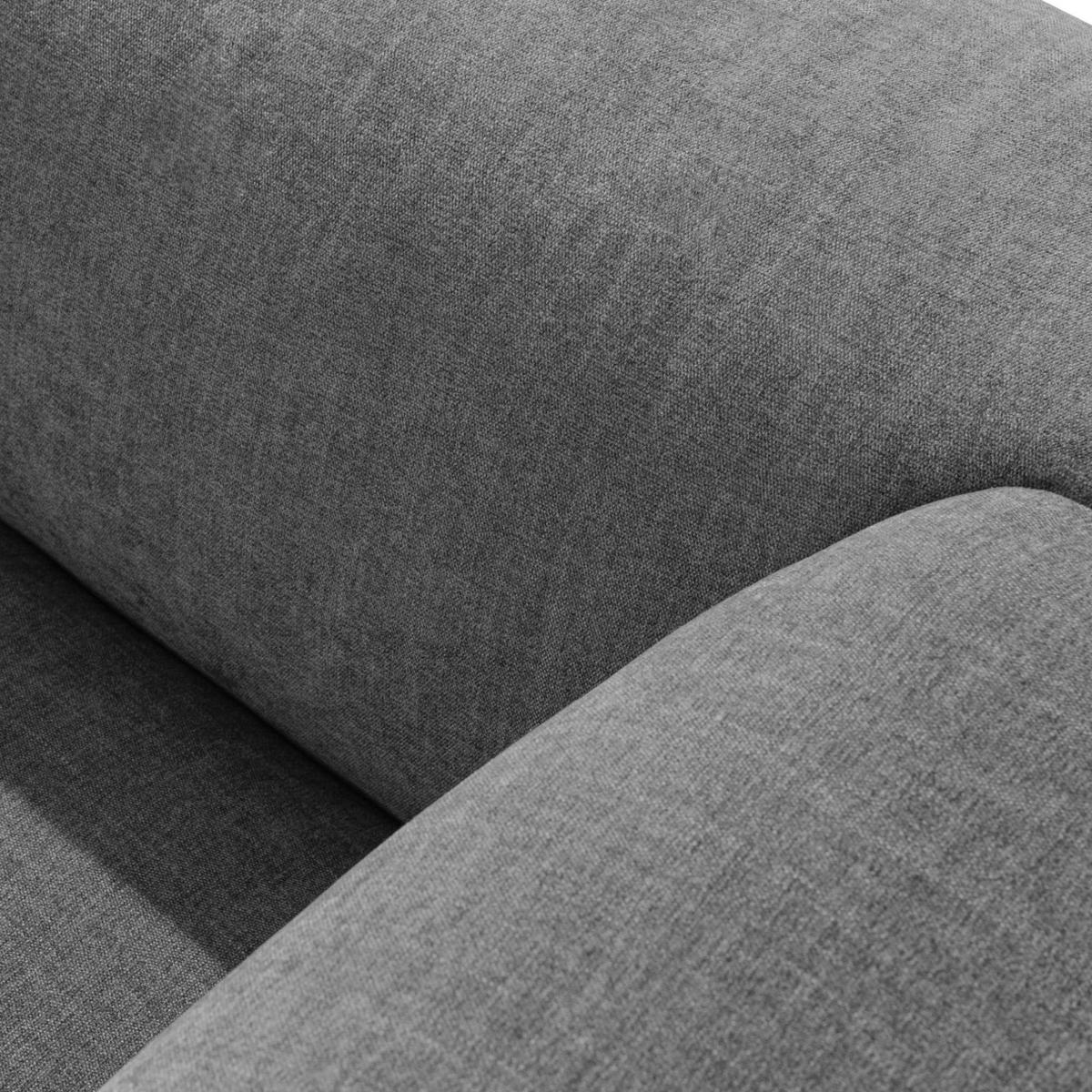 SESSEL BUFFO , Dunkelgrau - Dunkelgrau, Textil (130/73/96cm) - KONSIMO®