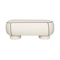 SITZBANK Marina Hocker L Weiß - Weiß, Kunststoff (121/47/44cm) - Housecraft Living