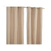 ÖSENVORHANG blickdicht 2er-Set, 137/228 cm - Beige, Textil (137/228cm) - Homescapes