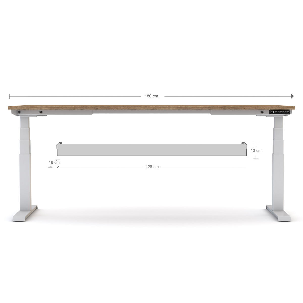 KABELKANAL Horizontaler Kabelkanal Flex-big / Ohne Zubehör Schwarz 1280mm - Schwarz, Metall (16/128/10cm) - ASSMANN