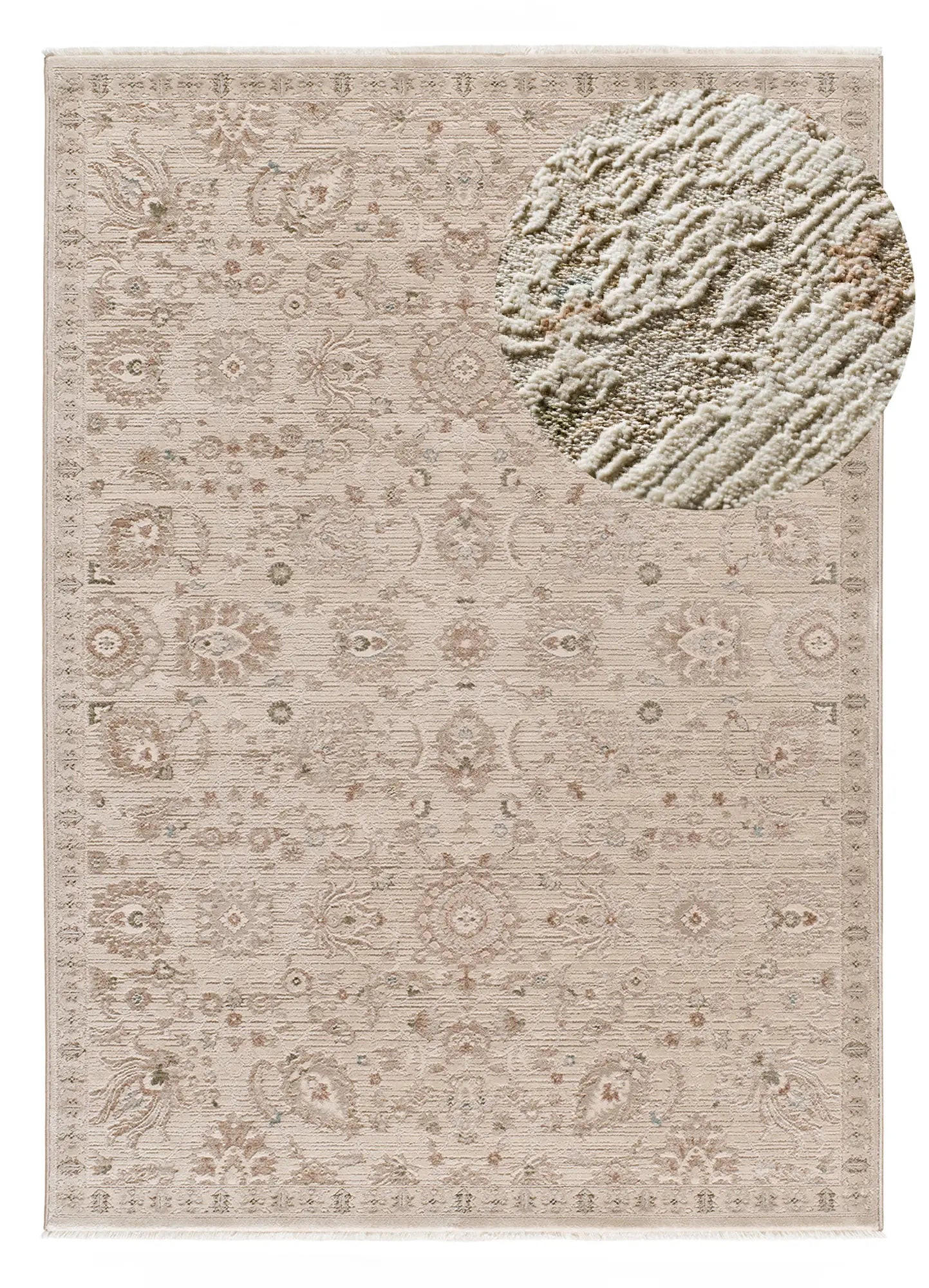 ORIENTTEPPICH Beige Ona 160/230 cm - Beige, Naturmaterialien/Textil (160/230cm) - Atticgo