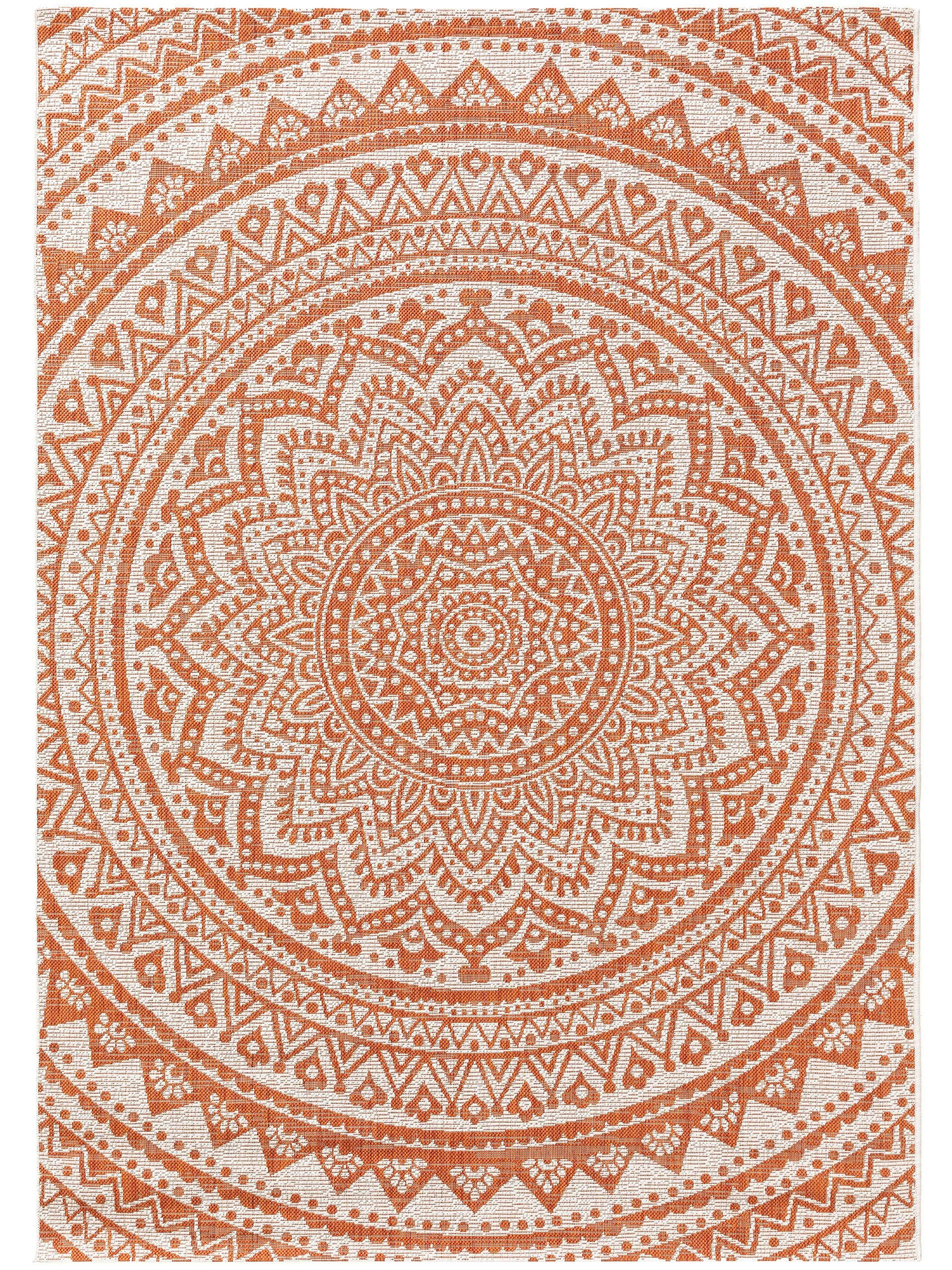 OUTDOORTEPPICH Cleo Orange 200x300 cm - Orange, Textil (200/300cm) - benuta Nest