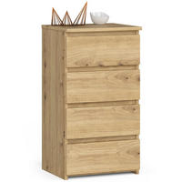 KOMMODE Eiche Artisan 40x35x74 cm - Eiche Artisan, Holzwerkstoff (40/74/35cm) - Akord