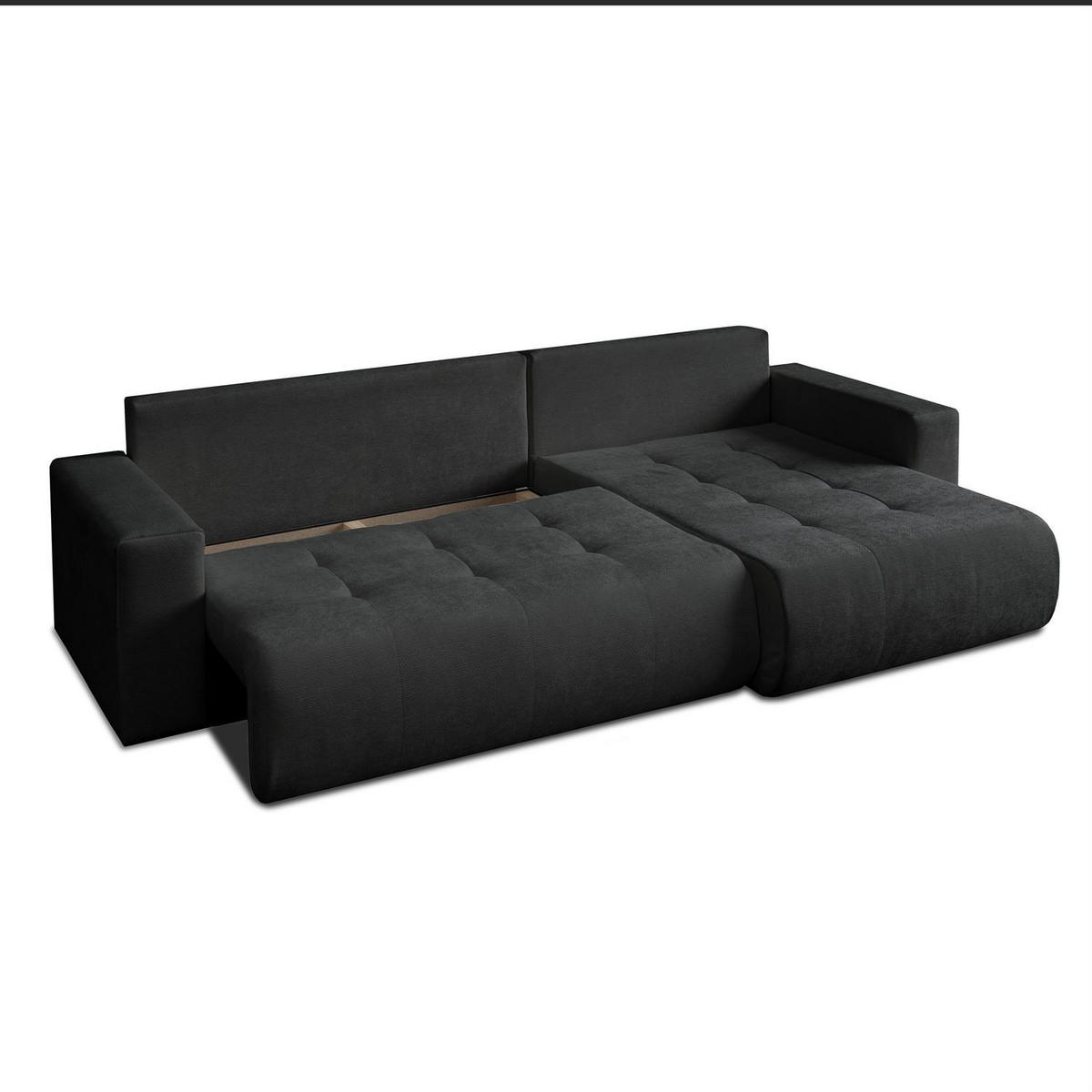ECKSOFA CLOUD II XL mit Schlaffunktion Vibe 98 - Grau, Textil (280/152cm) - Lookway