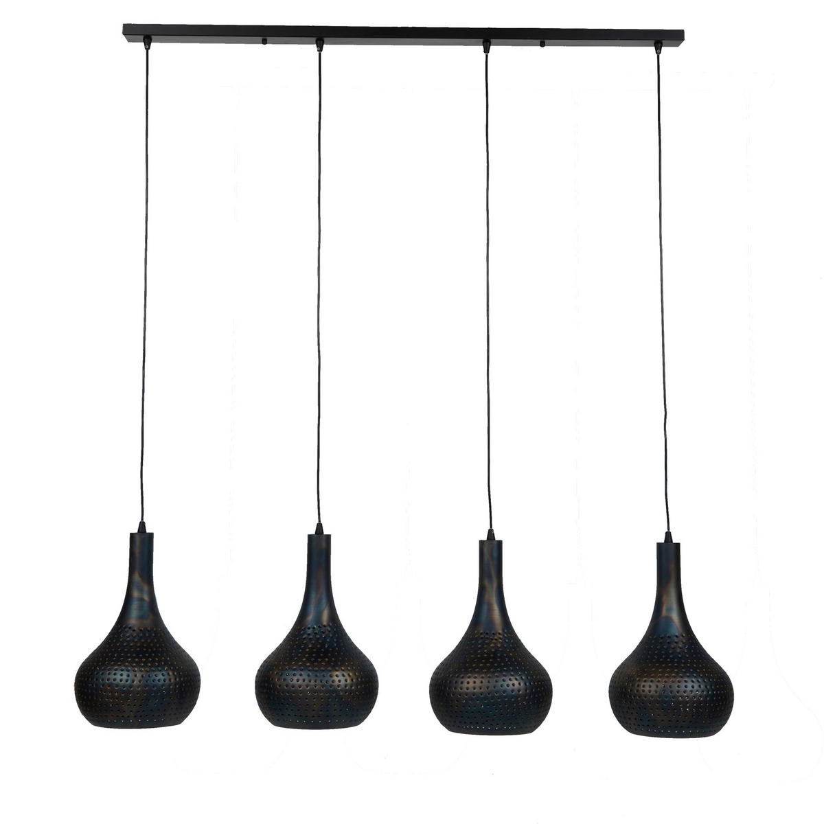 HÄNGELEUCHTE Punch Grau 130/25/ 150 cm - Braun, Metall (130/25/150cm) - Hoyz Collection