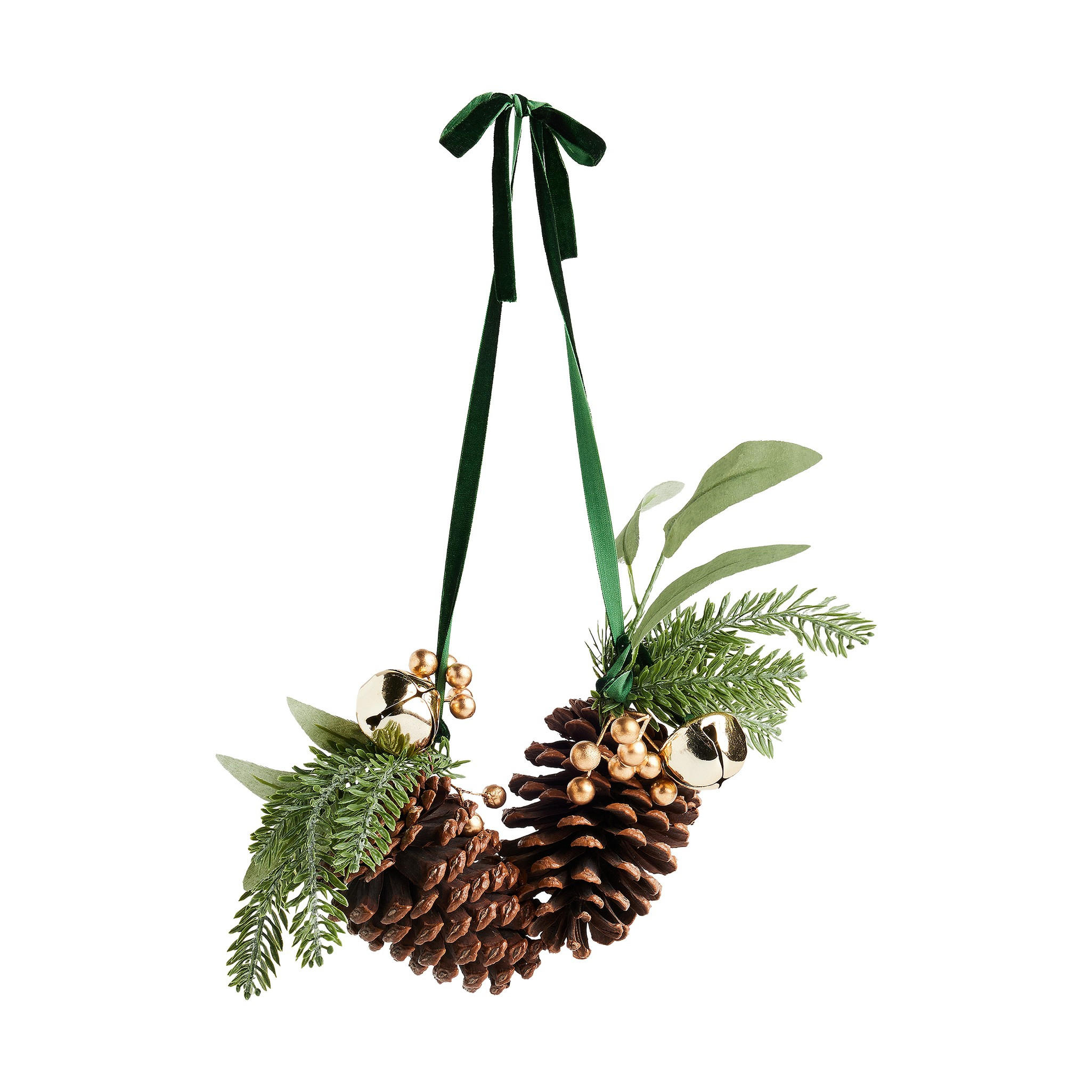 GIRLANDE JULGRAN, 30x20x20 cm, Grün, Weihnachtsgirlande, Weihnachtsdekoration, Weihnachtsdeko, Deko Wohnzimmer, Winter Christmas, XMAS Geschenk - Grün, Kunststoff (38cm) - home&you