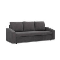SOFA Neo mit abgeschrägter Armlehnen dunkelgrau - Dunkelgrau, Textil (220/92/92cm) - SIMKAM Furniture