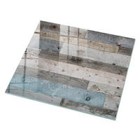 GLASPLATTE 80x60 cm – Holzbretter - Braun, Glas (0.4/80/60cm) - ArtPrintCave