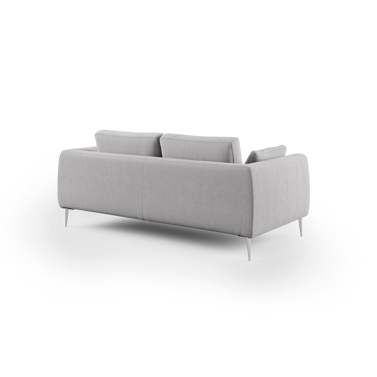 LINEARSOFA Plano - Grau, Textil (196/86/102cm) - Divani.store