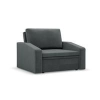 LOUNGESESSEL ORBIT, 90 CM, Dunkelgrau - Dunkelgrau, Textil (118/80/87cm)