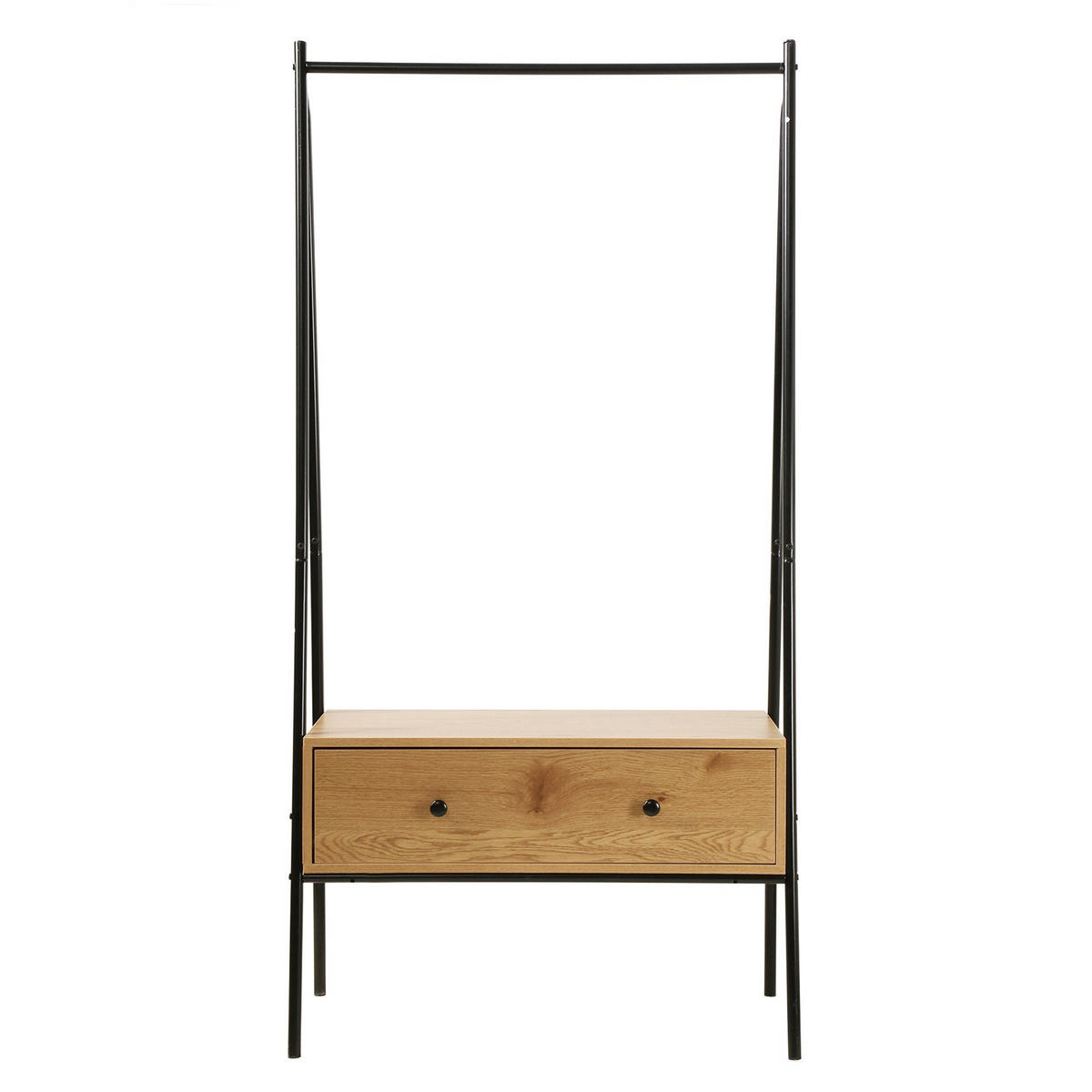 GARDEROBENSTÄNDER mit 1 Schublade in Eiche-Dekor H170cm - Eiche Artisan, Holzwerkstoff (39/170/84cm) - Calicosy