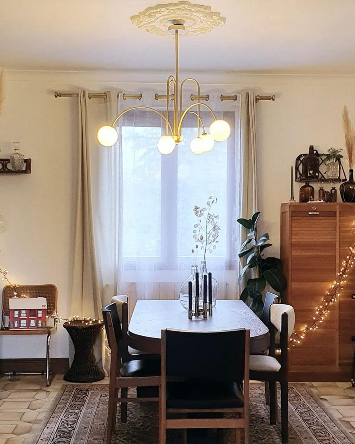 LUSTR Forbes 80/80/80 cm - zlatá, kov (80/80/80cm) - Beliani