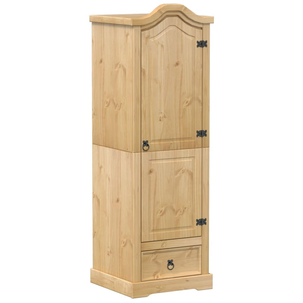 DREHTÜRENSCHRANK Epstein 55/52/170 cm - Braun, Holzwerkstoff (55/170/52cm) - Nettlife