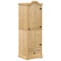 DREHTÜRENSCHRANK Epstein 55/52/170 cm - Braun, Holzwerkstoff (55/170/52cm) - Nettlife