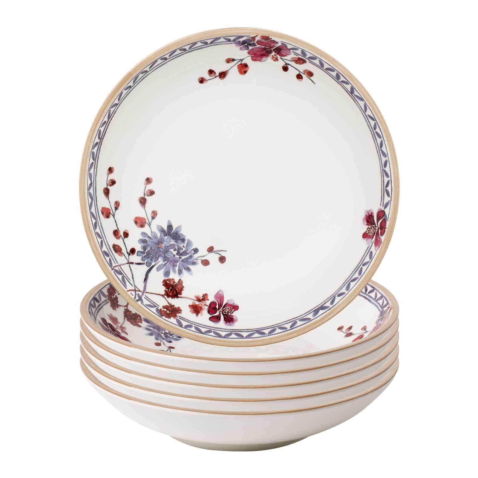 PASTASCHALEN Artesano Provençal Lavendel bunt ø 23,6 cm 6er Set - Multicolor, Keramik (23.6cm) - Villeroy & Boch