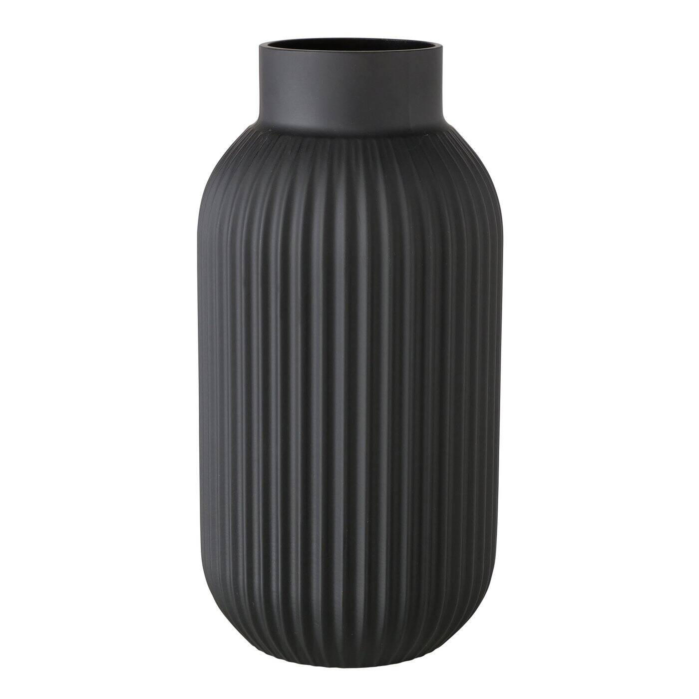 VASE Nordika - Schwarz, Glas (30cm) - Boltze Home
