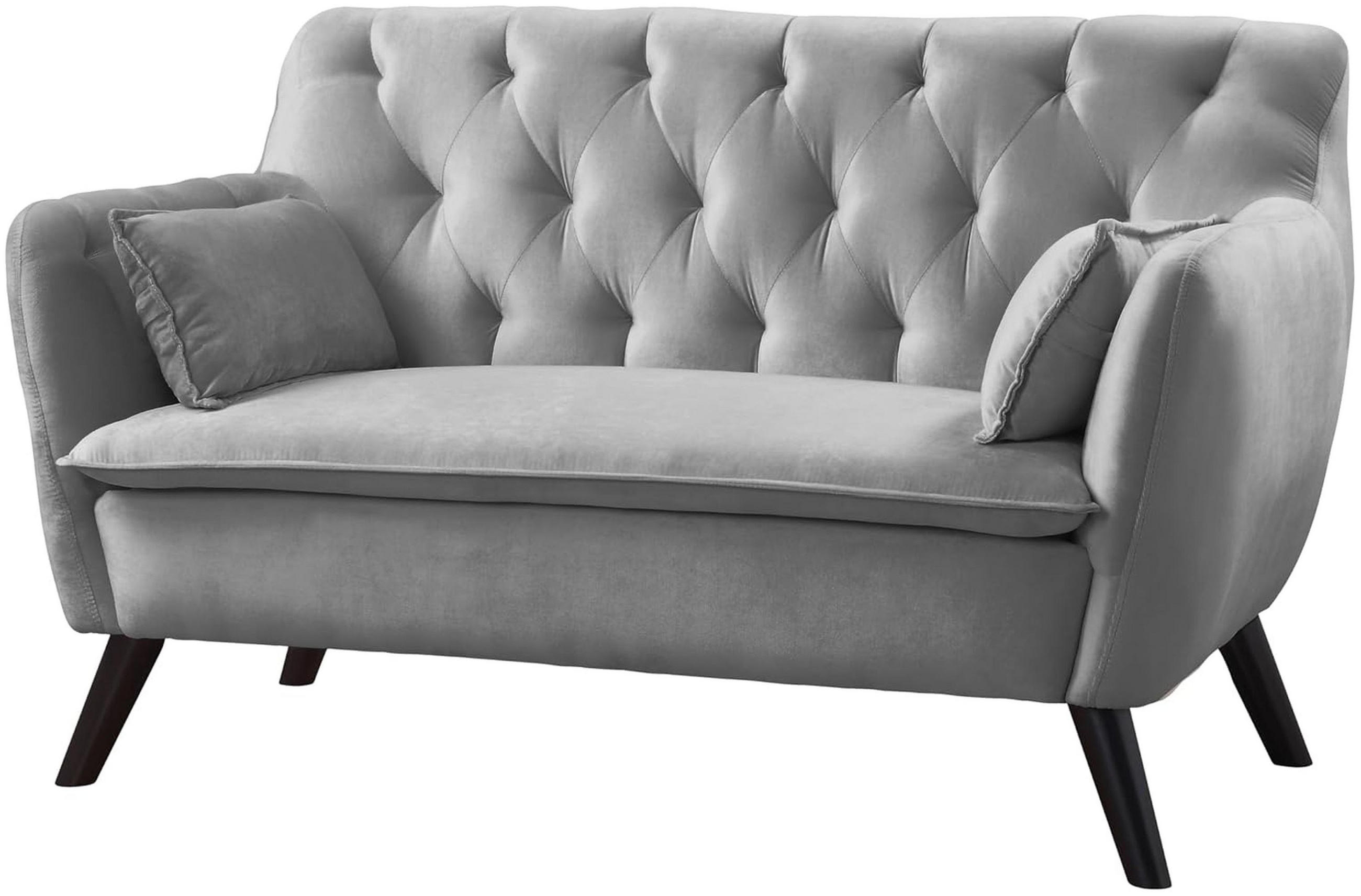 Atlantic home collection Sofa Grau 137x79x76 cm