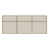 SIDEBOARD Evo Graubeige 154 cm - Greige, Holzwerkstoff (154/61.6/39cm) - Selsey
