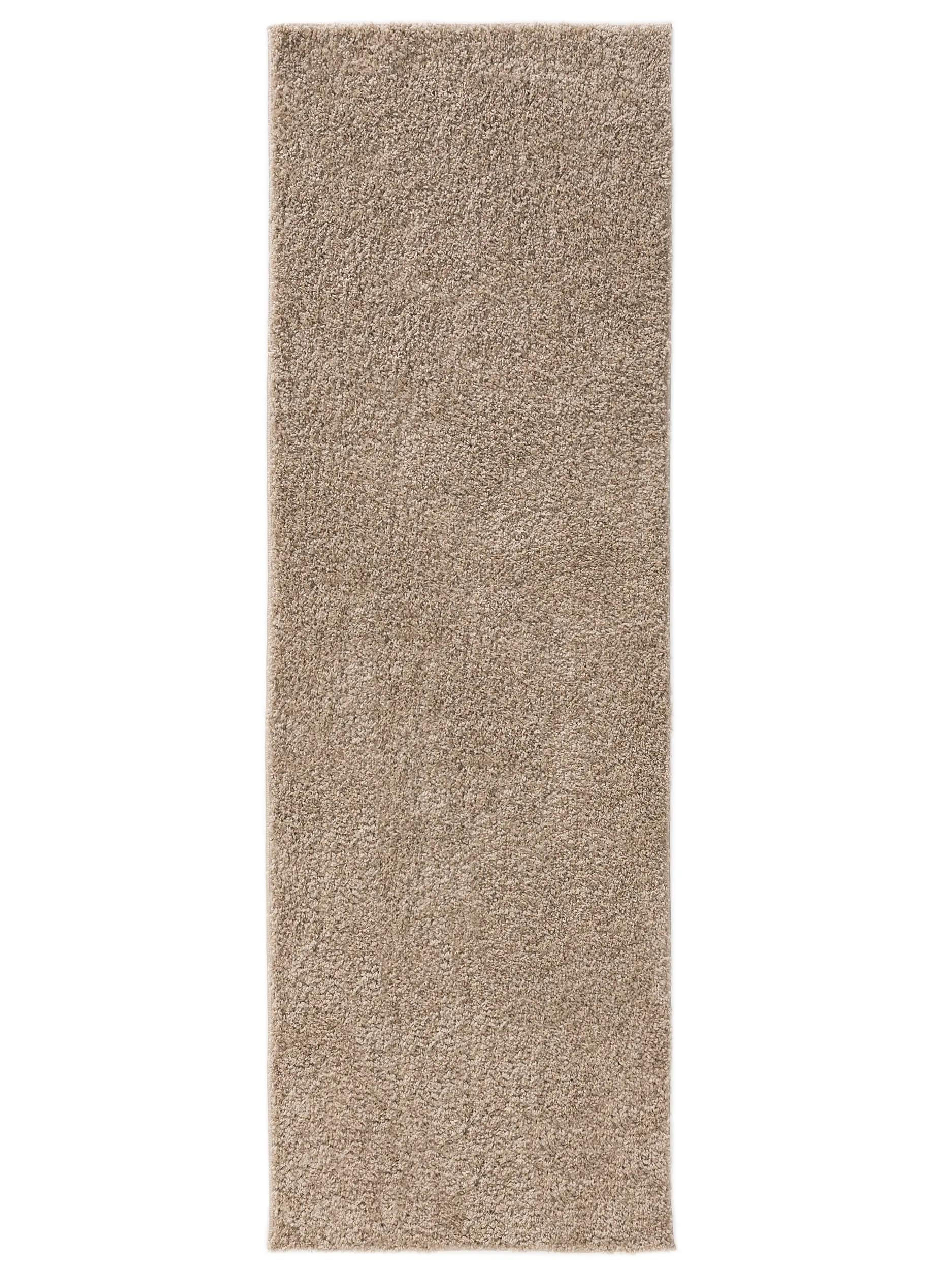 benuta Hochflorteppich Beige 70x200 cm