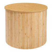 COUCHTISCH Ledepid 48/60 cm - Naturfarben, Holz/Holzwerkstoff (60/60/48cm) - [en.casa]