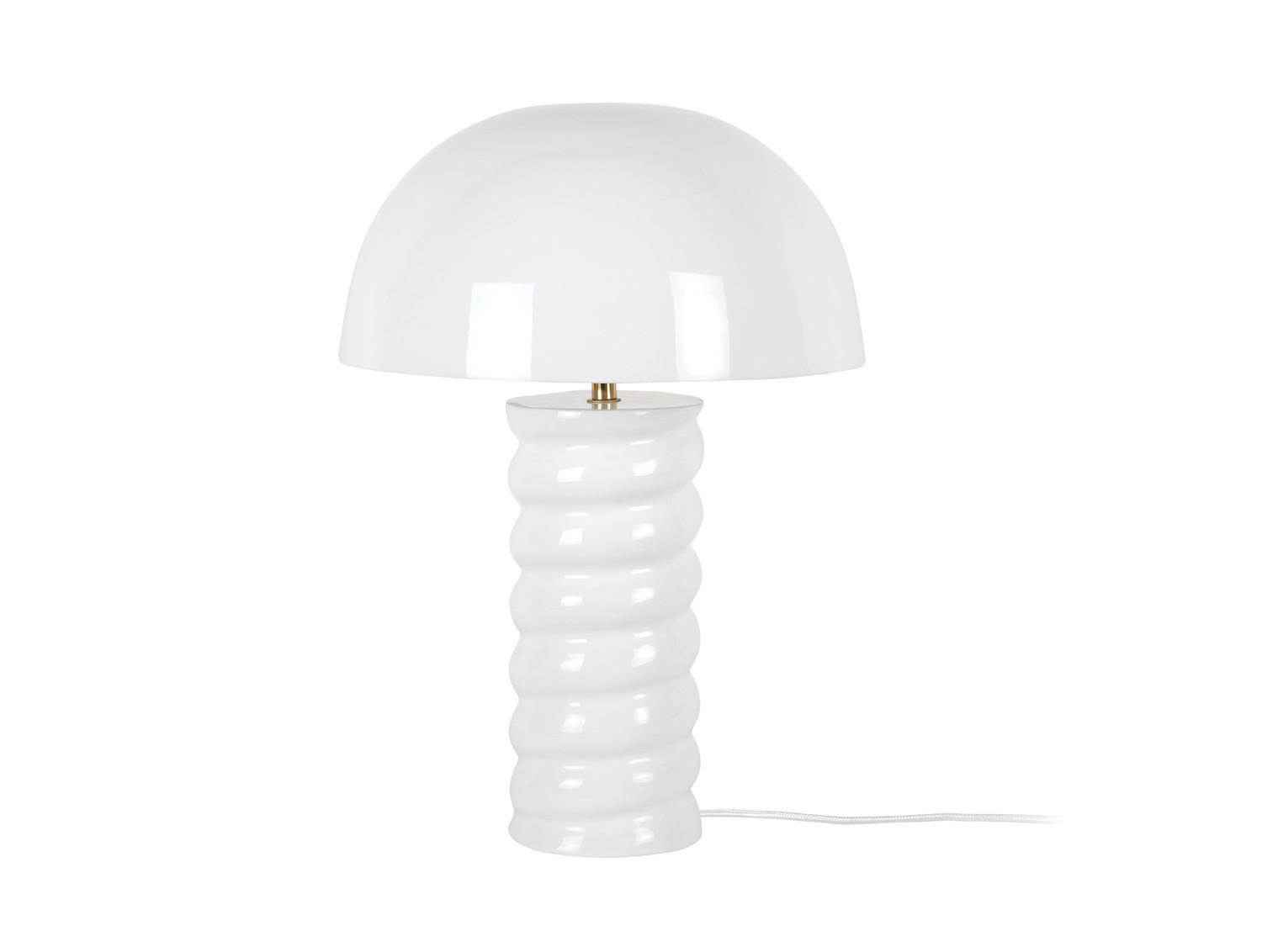 TISCHLAMPE Gracio 30/30/45 cm - Weiß, Metall (30/30/45cm) - Leitmotiv