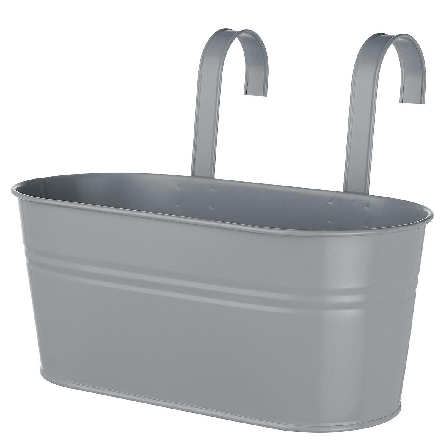 HÄNGETOPF Zinc - Grau, Metall (14cm) - Butlers