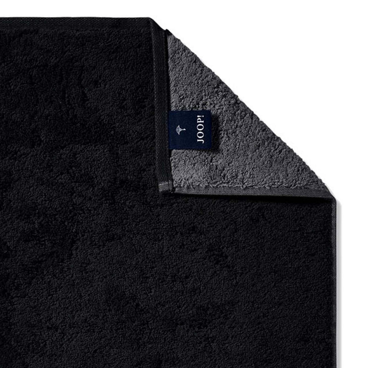 GÄSTETUCH Unisex Classic Frottier Schwarz 3er Pack Baumwolle - Schwarz, Textil (200/135cm) - Joop!