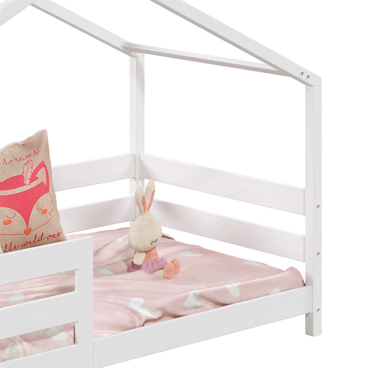 HAUSBETT RENA 90X200 CM - Weiß, Holz (96/138/206cm) - IDIMEX