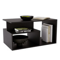 COUCHTISCH Maja90 90/44/50 - Schwarz, Holzwerkstoff (50/90/44cm) - RAUMHIRSCH FURNITURE