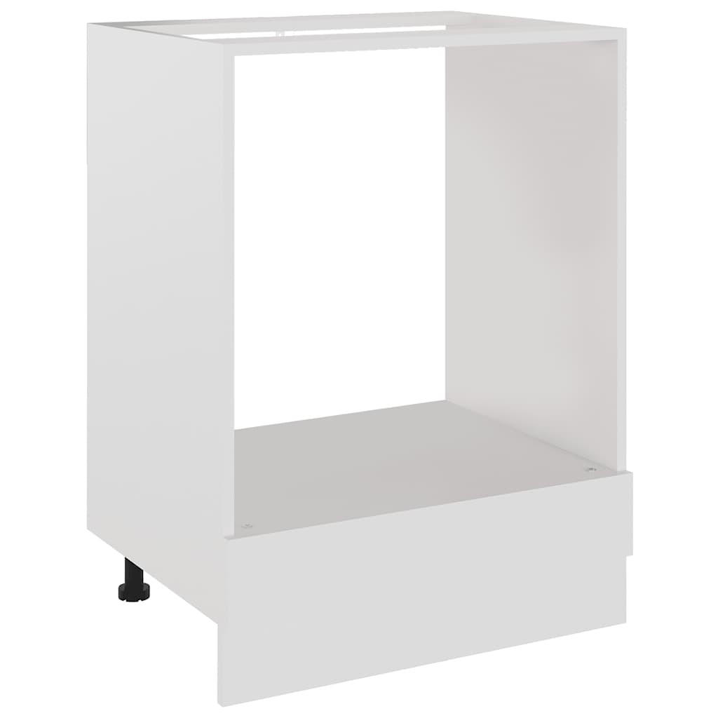vidaXL Herdumbauschrank Weiß 60x46x60 cm