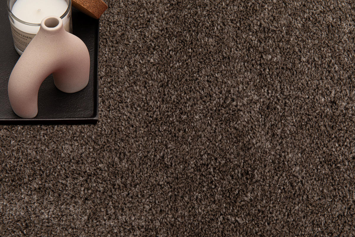 TEPPICH NOYAN Dunkelbraun 120/170 cm - Dunkelbraun, Kunststoff (120/170cm) - Tapiso