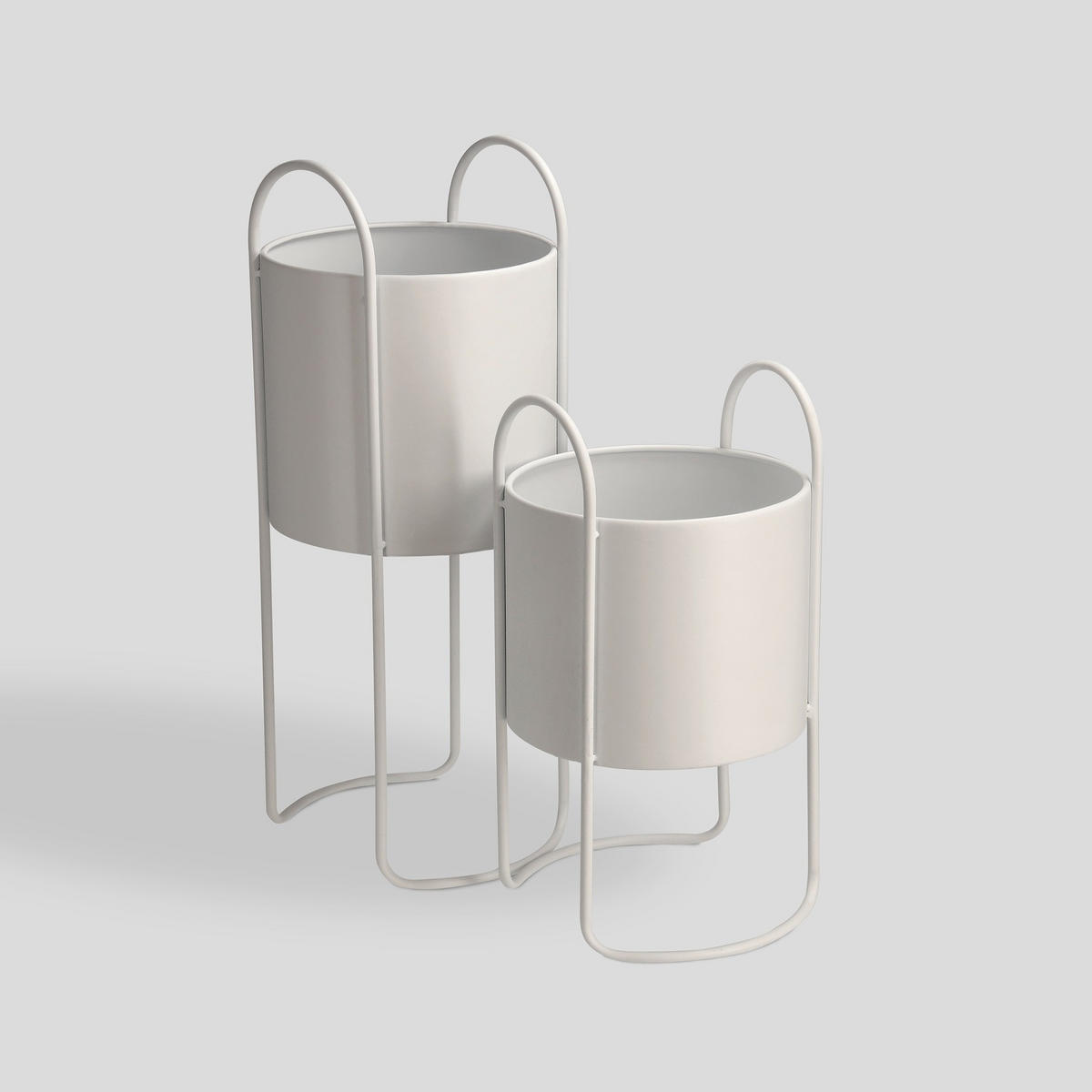 BLUMENTOPF Zenara - Weiß, Metall (22/54cm) - home&you