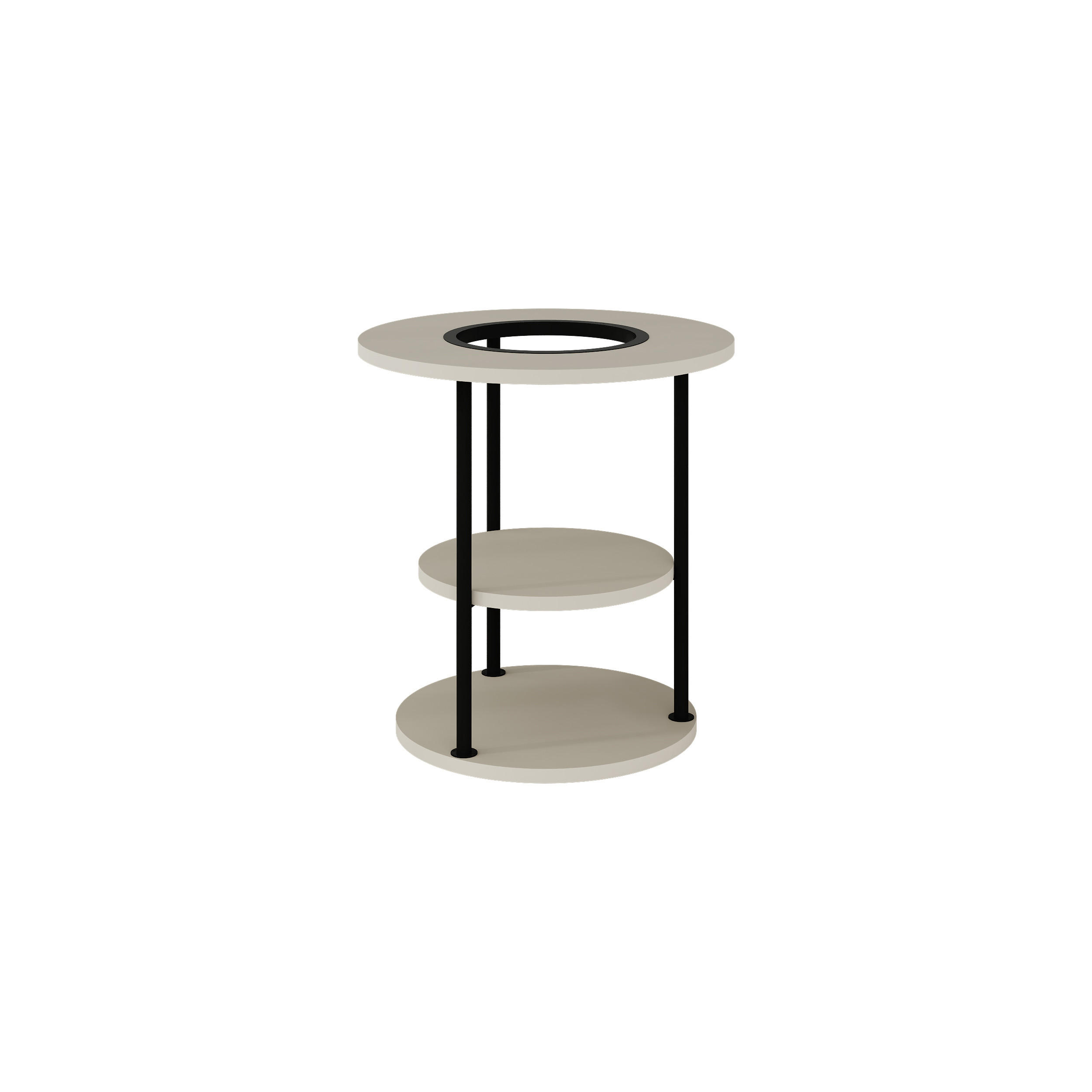 Decortie Beistelltisch Sand 50x52x50 cm