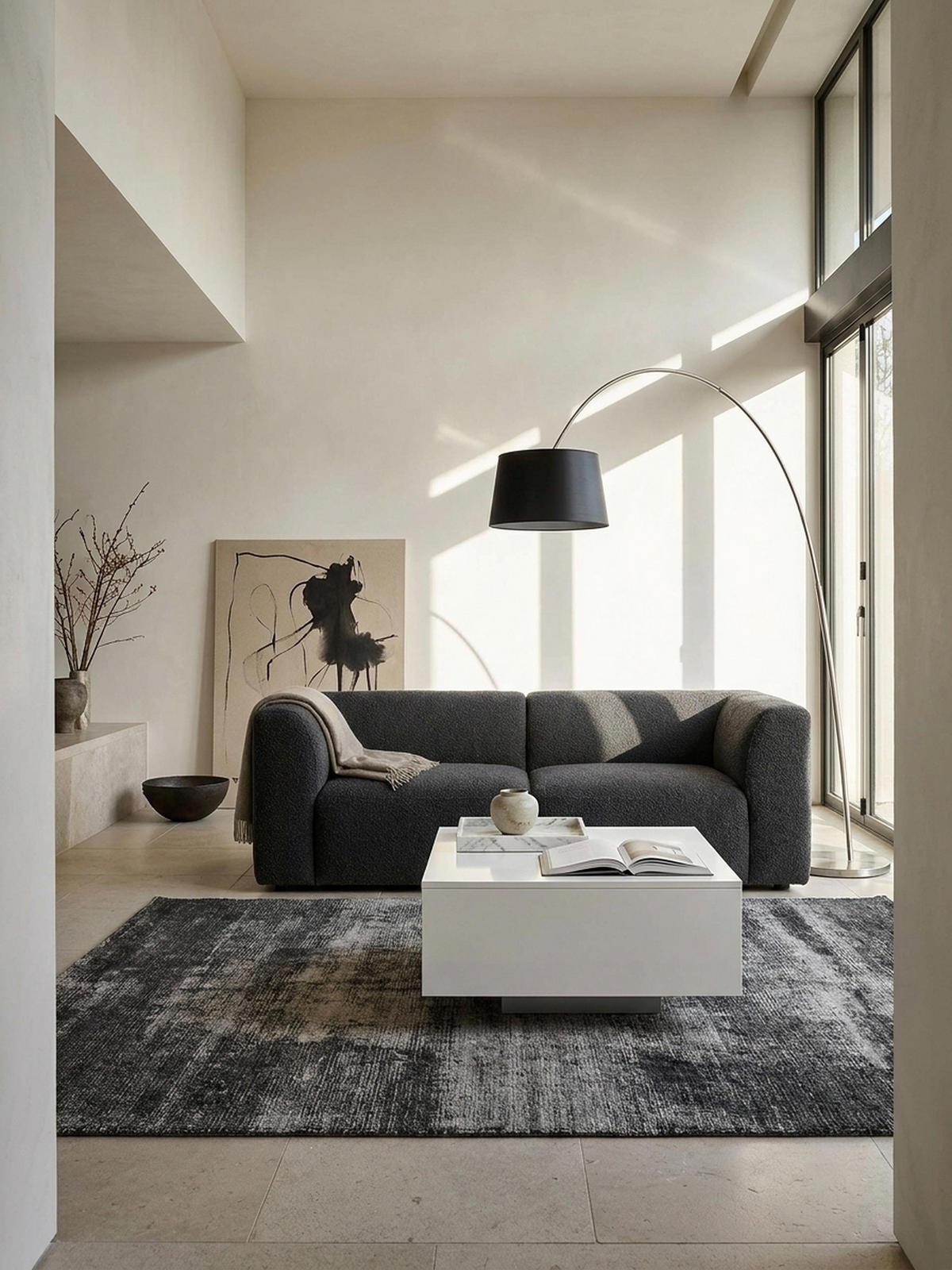 COUCHTISCH aus Holz, Puristisches Design - Weiß, Holz (60/60/35cm) - KADIMA DESIGN