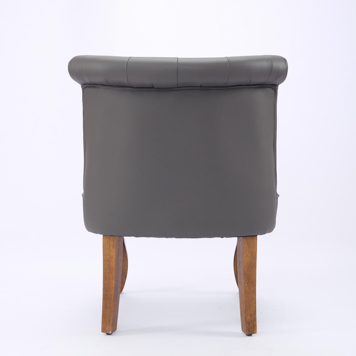 STUHL Echtleder Massivholzbeine, DE-42328, Grau - Grau, Holzwerkstoff (60/72/56cm) - ComfortXL