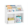 KINDER BÜCHERREGAL Weiß 68x68x30cm - Weiß, Holzwerkstoff (73/80/30cm) - SoBuy