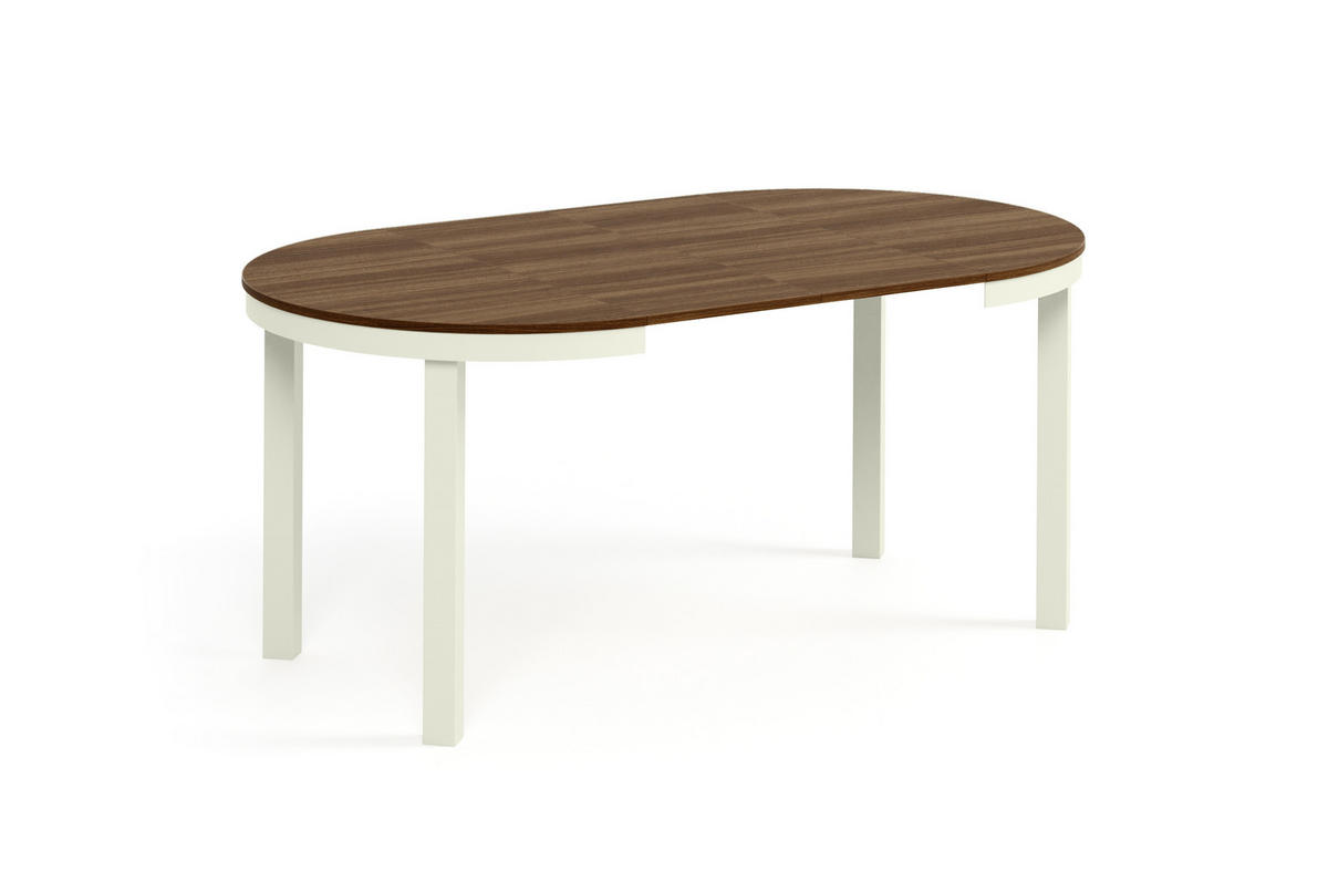 ESSTISCH BERNARDIN - Kaschmir/Beige, Holzwerkstoff/Metall (100/100/76cm) - Meblini